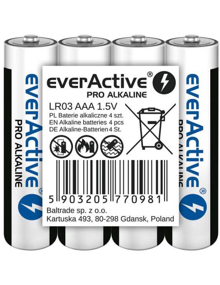 Bateria LR03 (AAA) everActive Pro Alcaline (folia 4 szt.)