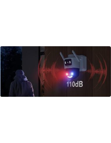 Kamera IP Imou AOV Dual 10MP (5MP+5MP) z panelem solarnym 2.4GHz WiFi+4G