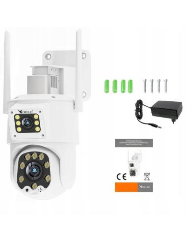 Kamera IP Orllo TZ8 Dual 4MP+4MP 4G SIM LTE Wi-Fi