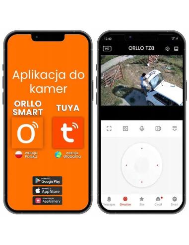 Kamera IP Orllo TZ8 Dual 4MP+4MP 4G SIM LTE Wi-Fi