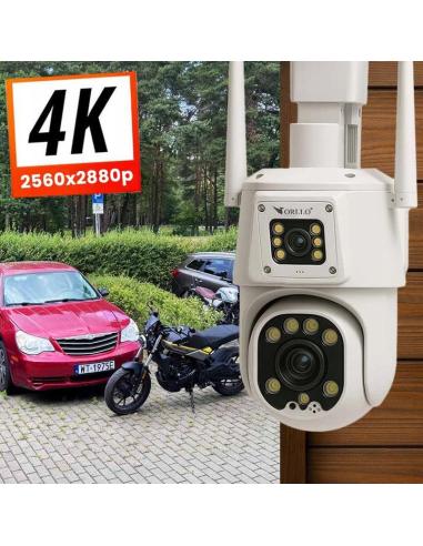Kamera IP Orllo TZ8 Dual 4MP+4MP 4G SIM LTE Wi-Fi