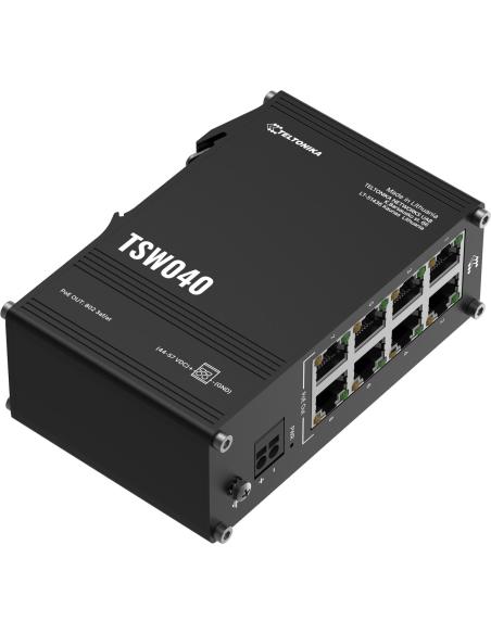 Teltonika TSW040 switch przemysłowy PoE (TSW04000000)