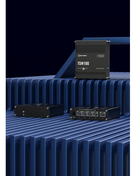 Teltonika TSW100 switch przemysłowy PoE (TSW100010000)