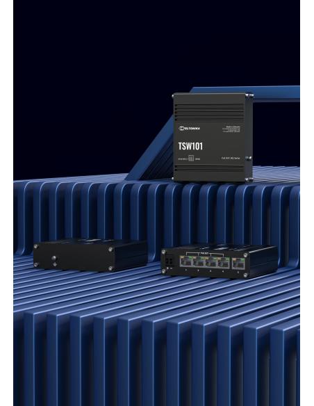 Teltonika TSW101 switch przemysłowy PoE+ (TSW101000000)