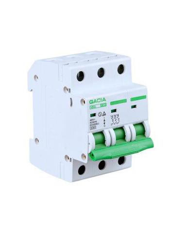Wyłącznik nadmiarowoprądowy,6kA,C,3-pola,25A GACIA SB6L C 3P 25A