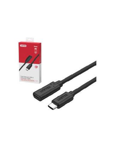 Przedłużacz Unitek C14086BK USB-C 10Gbps 4K PD 100W 1m