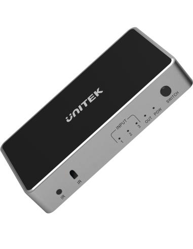 Unitek Przełącznik sygnału HDMI 1.4b 3 IN-1 OUT 4K