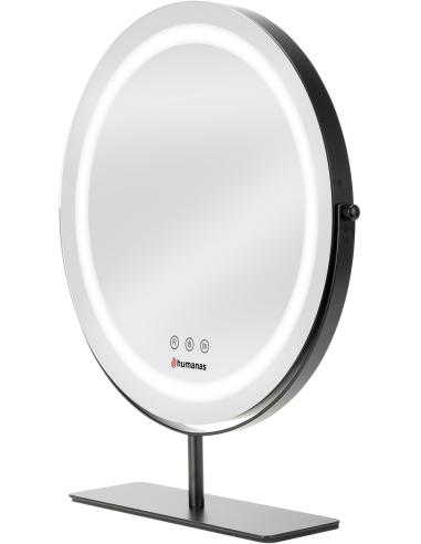 Lustro do makijażu Humanas HS-HM Scarlet z oświetleniem LED - czarny