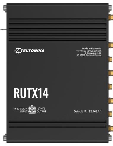 Teltonika RUTX14 router przemysłowy 4G / LTE (RUTX14000000)