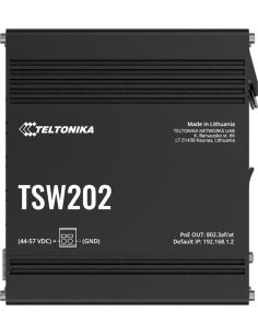 Teltonika TSW202 switch przemysłowy zarządzalny 8xFE 2xSFP PoE+ (TSW202000000) DIN