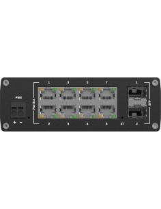 Teltonika TSW202 switch przemysłowy zarządzalny 8xFE 2xSFP PoE+ (TSW202000000) DIN 2