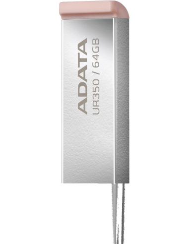 Adata Pendrive UR350 64GB USB3.2 Gen1 Metal brązowy