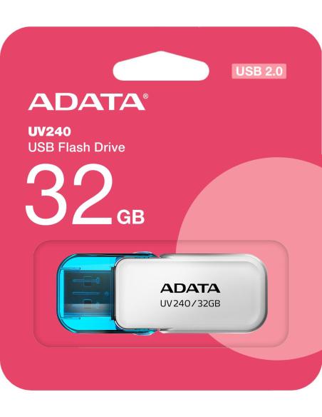 Adata Pendrive UV240 32GB USB 2.0 Biały