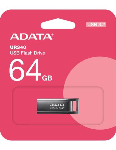 Adata Pendrive UR340 64GB USB3.2 Gen1 Czarny