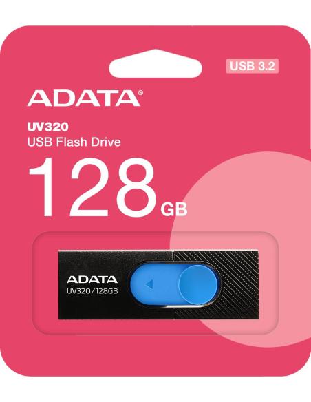Adata Pendrive UV320 128G USB 3.2 Gen1 Czarno-niebieski