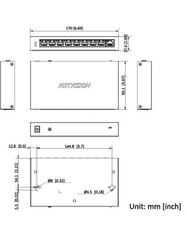 Switch Hikvision DS-3E0109P-E/M(C)