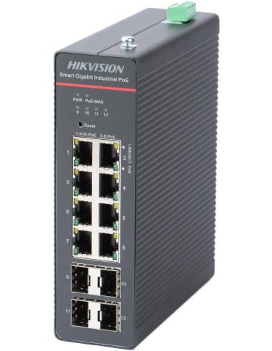 Switch Hikvision DS-3T1512HP-SI-8P4FKIT(240W) LinkVu