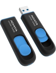 Adata Pendrive UV128 64GB USB 3.2 Gen1 czarno - niebieski 2