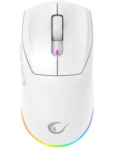 Mysz bezprzewodowa Rampage Prote M5 24000 DPI RGB LED 1K Hz biała