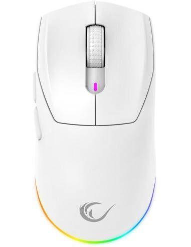 Mysz bezprzewodowa Rampage Prote M5 24000 DPI RGB LED 1K Hz biała