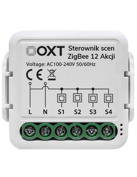 Moduł OXT mini sterownik scen 12 akcji 230V ZigBee TUYA T254