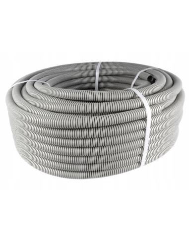 Rura karbowana PVC 50m, 320N wymiar zewnętrzny 20/ wymiar wewnętrzny 14, PAWBOL 6161A-50P
