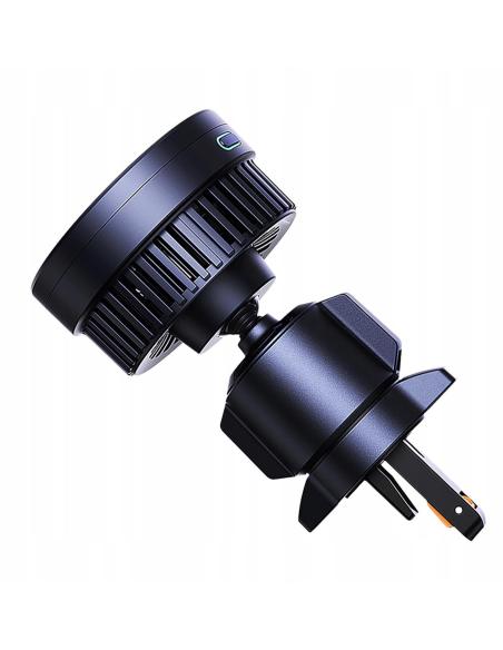 UCHWYT SAMOCHODOWY ŁADOWARKA INDUKCYJNA Baseus MagPro BS-CW04 Qi 2.0 15W MagSafe NA KRATKĘ CZARNY