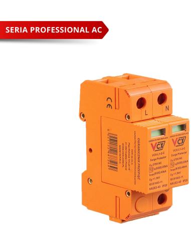 Ogranicznik przepięć klasy C 2P (T2) VCX Professional