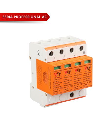 Ogranicznik przepięć klasy B+C 4P (T1T2) 6kA VCX Professional