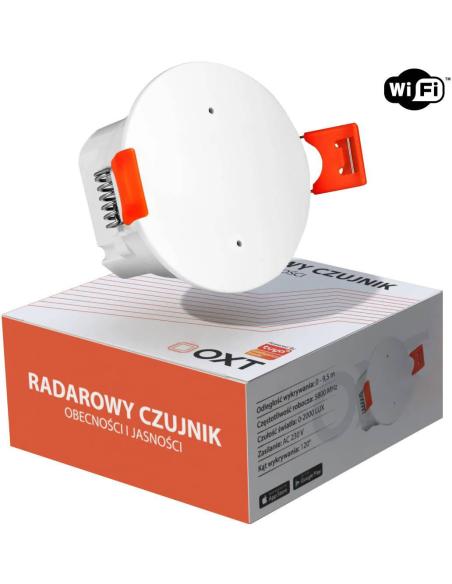 OXT Czujnik radar obecności jasności 230V WiFi TUYA T150