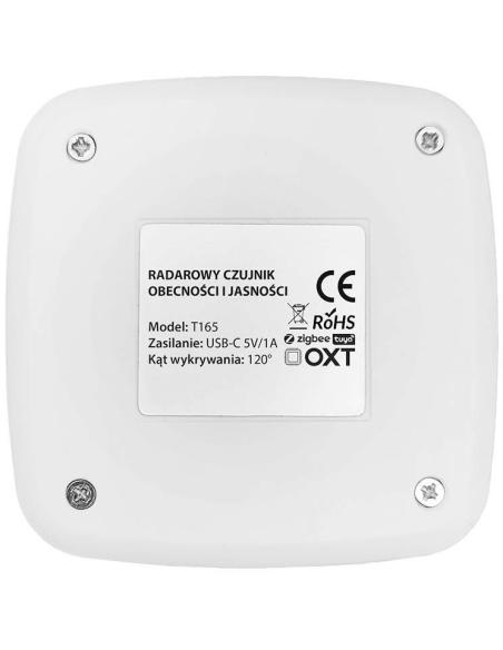 OXT Czujnik radar obecności jasności USB ZigBee TUYA T165