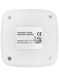 OXT Czujnik radar obecności jasności USB WiFi TUYA T155 2