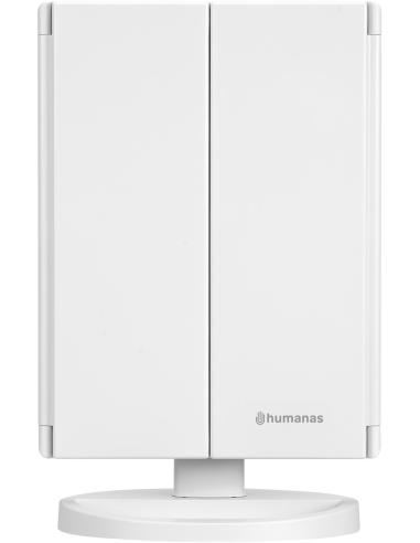 Lusterko do makijażu Humanas HS-ML04 z podświetleniem LED - biały