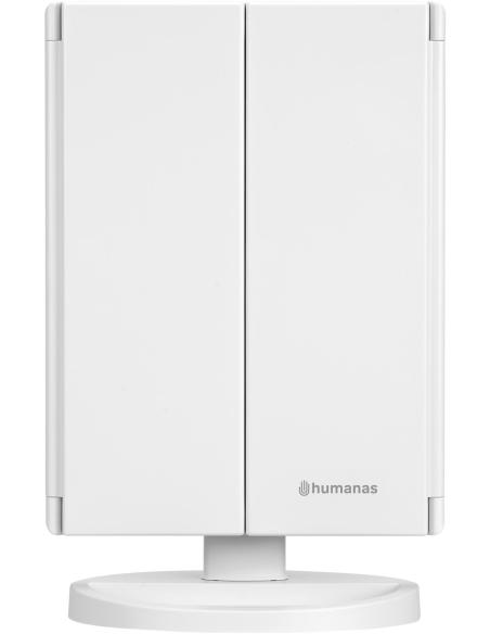 Lusterko do makijażu Humanas HS-ML04 z podświetleniem LED - biały