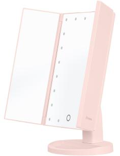 Lusterko do makijażu Humanas HS-ML04 z podświetleniem LED - różowy 2