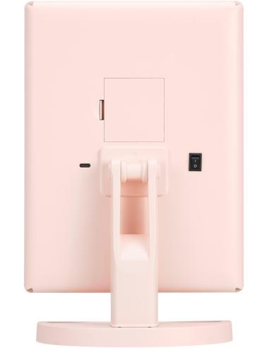 Lusterko do makijażu Humanas HS-ML04 z podświetleniem LED - różowy