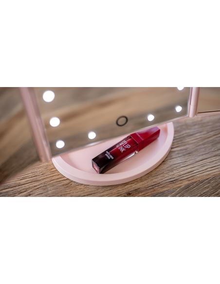 Lusterko do makijażu Humanas HS-ML04 z podświetleniem LED - różowy