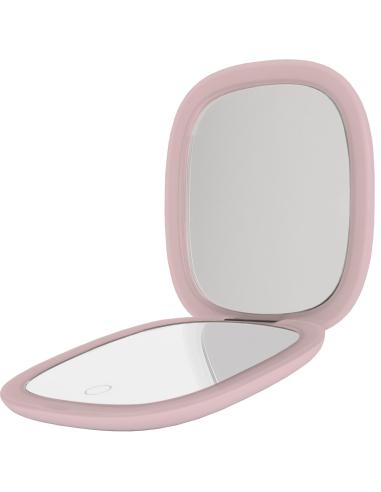 Lusterko kosmetyczne Humanas HS-PM01 z podświetleniem LED - różowy