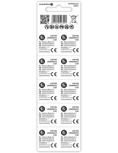 Bateria AG13 / G13 / LR44 / LR1154 everActive 1,5V (blister 10 szt.)