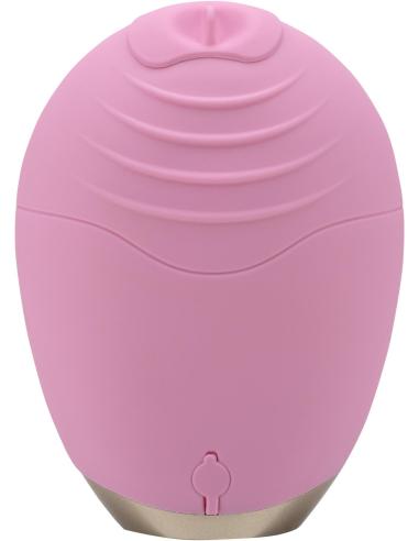 Szczoteczka soniczna do pielęgnacji twarzy Humanas Aura Foam - różowa