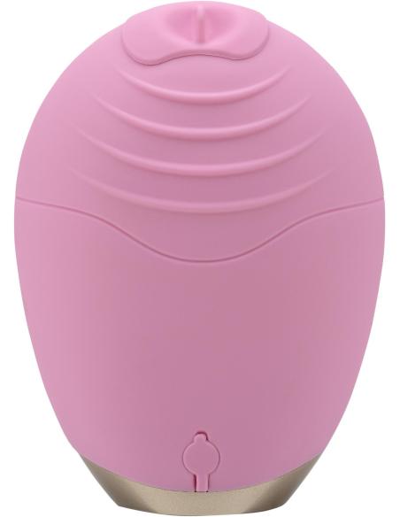 Szczoteczka soniczna do pielęgnacji twarzy Humanas Aura Foam - różowa