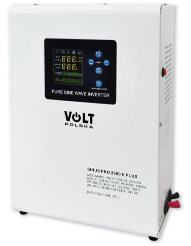 Przetwornica VOLT POLSKA SINUSPRO 2600 E PLUS 24/230V (1800/2600W) [AGM, GEL, LiFePO4]