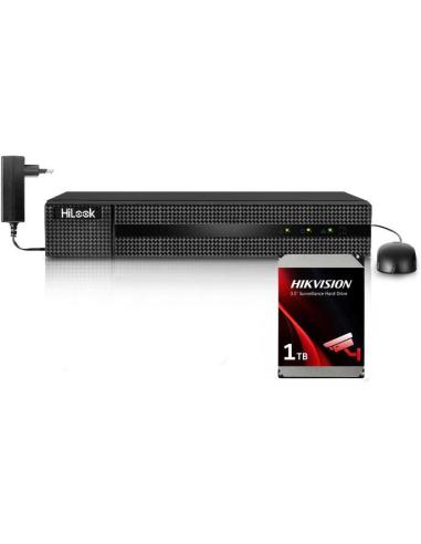 Rejestrator 5w1 Hilook 4 kanałowy 5MP DVR-4CH-5MP z dyskiem 1TB PL