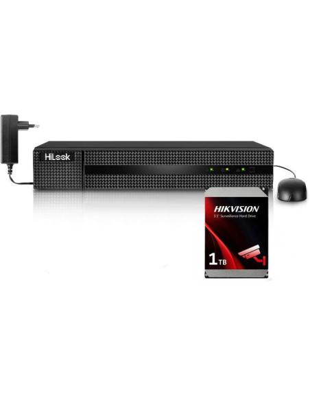 Rejestrator 5w1 Hilook 4 kanałowy 5MP DVR-4CH-5MP z dyskiem 1TB PL