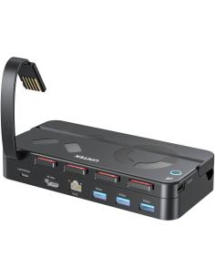 Unitek Stacja dokująca do Nintendo Switch, PD 100W, HDMI 4K, RJ-45, czytnik kart 2