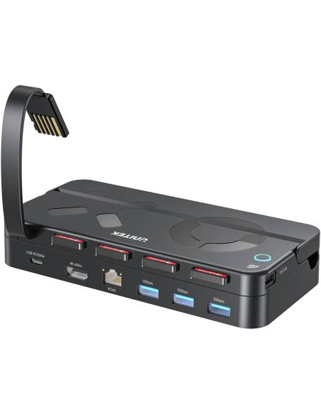 Unitek Stacja dokująca do Nintendo Switch, PD 100W, HDMI 4K, RJ-45, czytnik kart
