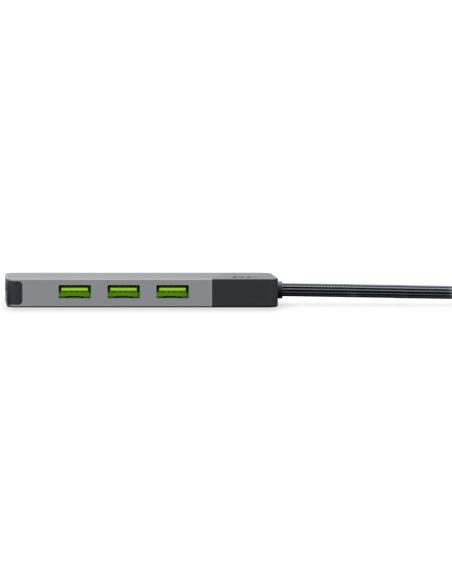 Hub USB 7w1 Green Cell Connect 3x USB-A 3.1 HDMI 4K 60Hz 1x USB-C PD 85W