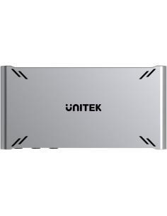 Przełącznik KVM Unitek USB-C 10Gbps z HDMI i transferem plików między systemami