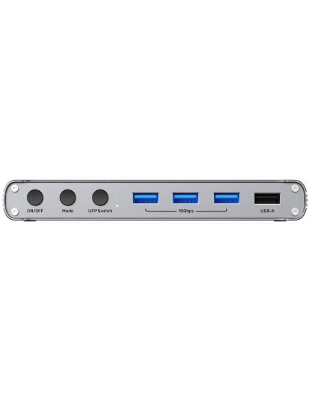 Przełącznik KVM Unitek USB-C 10Gbps z HDMI i transferem plików między systemami