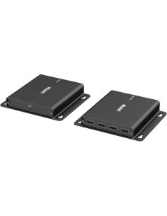 Unitek Przedłużacz USB-C na 4× USB-A przez Ethernet, zasięg do 150 m 480Mbps